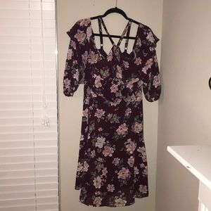 Flowy floral dress from Torrid Fashion!